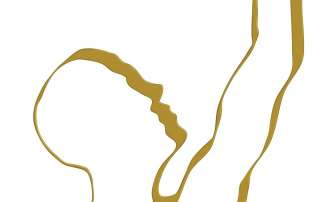 Logo aus goldener Silhouette und Text: Nominiert für Großen Preis des Mittelstands