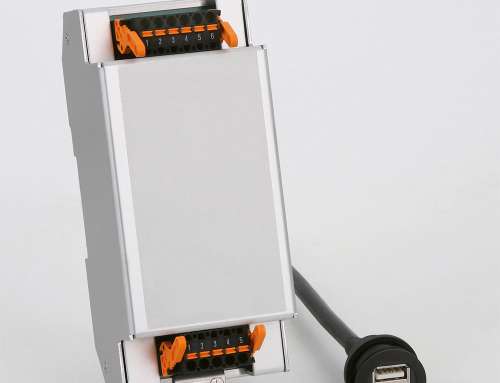 Elektronikgehäuse für ein Führerstand USB-Ladegerät