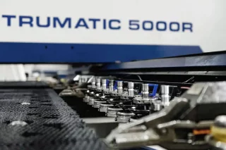 Werkzeugaufnahme einer TRUMPF-Stanzmaschine